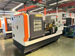 Тяжелый токарный станок с ЧПУ CK6160 с плоской станиной и системой управления SIEMENS, GSK, FANUC (опционально) - Product Image 2