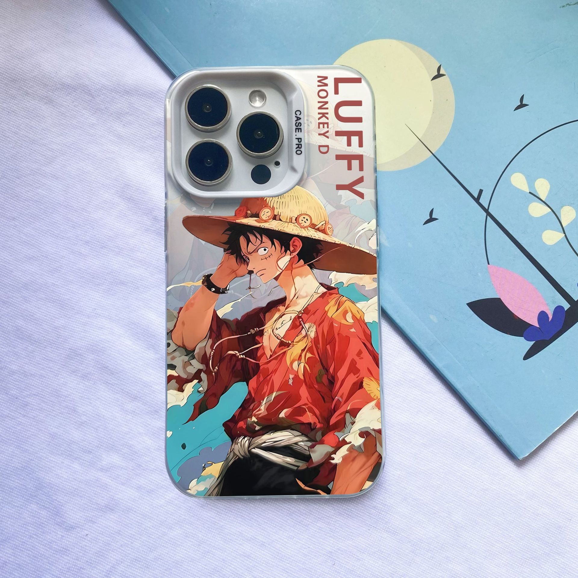 Anime Laser IMD Phone Case for iPhone 15 Pro Max - Shockproof