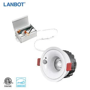 PIR hareket sensörlü LED gömme ışık 7W 10W 12W LED Downlight ve tavan lambası