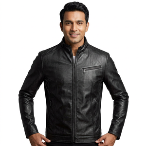 Brand New Custom Made New Fashion Genuine Leather <b>Jacket</b> For Men Regular <b>fit</b> Leather <b>jacket</b> For Adults <b>jacket</b> for men - Product Image 1