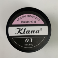 Gel d'extension d'ongles KLANA, gel de photothérapie indolore, multifonctionnel, modèle 60g, gel de construction, grande capacité