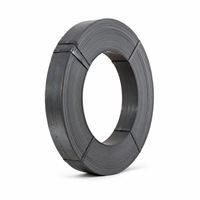 Bande décorative en acier au carbone, ruban en acier enroulé, bande en acier galvanisé GI/GL, bobine d'acier galvanisé, bande en acier au carbone noir laminée à chaud