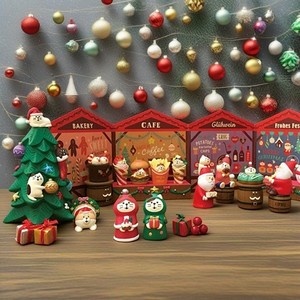 Figura <span class=keywords><strong>de</strong></span> Animal en Miniatura Creativa, Regalo <span class=keywords><strong>de</strong></span> Navidad para Personas Mayores, Adorno <span class=keywords><strong>de</strong></span> Resina Pintado a Mano, Decoración del Hogar - Product Image 3