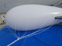 Zeroylin gonflable en PVC blanc, bulle à hélium pour la publicité