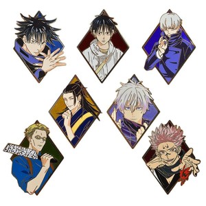 7 Neue Stile <span class=keywords><strong>Kugisaki</strong></span> Nobara Personalisierte Große Figuren-Emaille-Brosche Anime-Rucksack-Cosplay-Accessoire Hutnadel für Kinder - Product Image 2