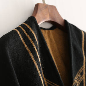 2020カスタムロゴレディース無地長袖スカーフショールカーディガン - Product Image 4