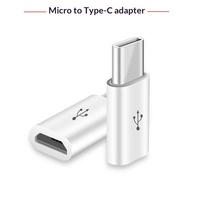 Adaptador Micro USB Hembra a Tipo C, Carga Rápida, Transferencia de Datos, Convertidor OTG Compatible con TPC CN, Sin Material