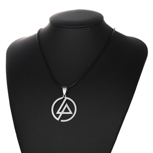 Collana a Catena Traforata con Logo <span class=keywords><strong>LINKIN</strong></span> PARK in Acciaio Inossidabile ZRM, Trendy e Versatile per Uomo e Donna - Product Image 2