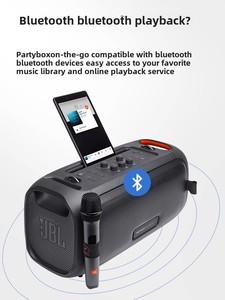 <span class=keywords><strong>Jbl</strong></span> bên hộp trên đi không dây <span class=keywords><strong>Bluetooth</strong></span> Loa ngoài trời cắm trại Karaoke âm thanh di động ktv Loa - Product Image 2