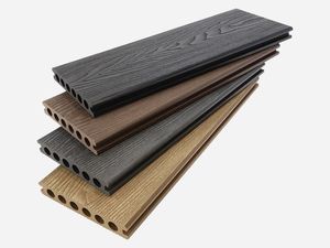 Ngoài trời WPC lồng vào nhau gạch lát sàn decking Rắn Gỗ nhựa composite tếch sàn boong - Product Image 4