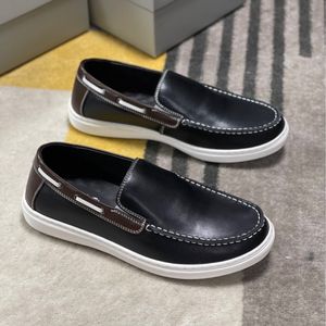 Zapatillas de Piel de Becerro 100% Genuina para Hombre, Zapatos Casuales Planos para Conducir, Mocasines, Personalización de Logotipo de Fábrica - Product Image 3