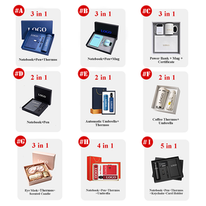 Set de Regalo Promocional con Logotipo Personalizado, Cuaderno A5 de Cuero PU, Bolígrafo y Termo, para Oficina, Kit de Bienvenida Empresarial - Product Image 6
