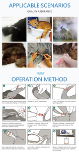 Catéter urinario desechable para gatos con/sin estilete Instrumento veterinario Catéter <span class=keywords><strong>Tom</strong></span> Cat - Product Image 6