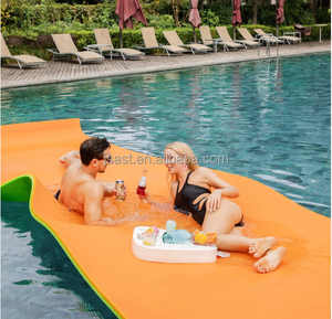 Inflatable <strong>Pool</strong> <strong>Float</strong> Water Spray Carpet Pad Sprinkler Splash Pad Water Pad with <strong>Foam</strong> Swimming Floating Mat - Product Image 1