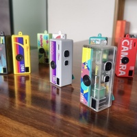 Kampüs Taşınabilir Sırt Çantası Süsü Öğrenci Partisi Retro 8MP CMOS Video Kayıtlı Hafif Küçük Kamera