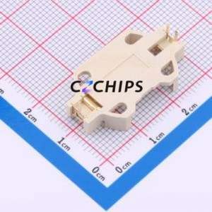 BS-06-A4AA004 Button & Strip Battery Connector Connector Battery Holder CR2032 Phosphor Bronze Gold - Product Image 2