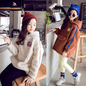 Ropa Infantil al por Mayor Hecha en Corea, Sudaderas con Capucha Largas y Lisas de Estilo Informal - Product Image 3