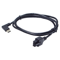 Câble personnalisé Type-C mâle vers 2x4P Molex 30 moulé avec gaine en PVC pour transmission de données haute vitesse