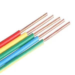 Fil de câble en cuivre THW fil électrique et câble 2.5mm 4mm 10mm 16mm PVC isolé