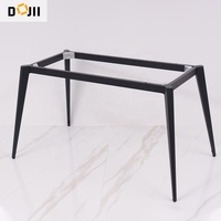Table à manger personnalisable pour 4 personnes avec chaises en verre acrylique / pierre, mobilier de salle à manger unique et élégant |   Prix d'usine