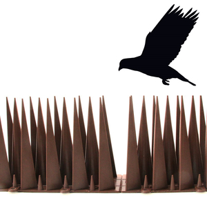 Repelente de Aves de Plástico Sólido con Púas Irregulares, Diseño Innovador con Patente Protegida, para Paredes y Cercas Exteriores - Product Image 3