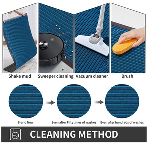 Rubber Doormat Rectangle 45x75cm 60x90cm Anti Slip Dustproof For Home <b>Living</b> Room - Product Image 5