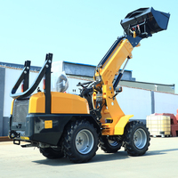 Kostenloser Versand Mini-Radlader Euro 5 CE EPA Forst- und Landwirtschafts-Radlader Erdbewegungsmaschine Verstärkter Körper Hydraulischer Diesel-Lader