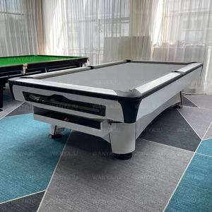 โต๊ะพูล 9 ฟุต รุ่นยอดนิยม สำหรับคลับเชิงพาณิชย์  แบบมืออาชีพ  พร้อมระบบส่งลูกอัตโนมัติ  ขาไม้เนื้อแข็งแบบอเมริกัน - Product Image 4