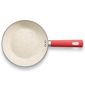Poêle à frire moderne en céramique antiadhésive en aluminium avec poignée en silicone pour cuisinière à gaz - Product Image 2