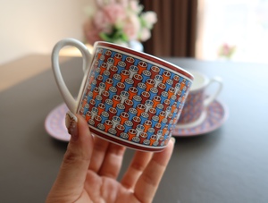 Nouvelle tasse à thé et soucoupe en porcelaine fine, tasse à café en céramique avec boîte cadeau pour les occasions et les cadeaux - Product Image 4