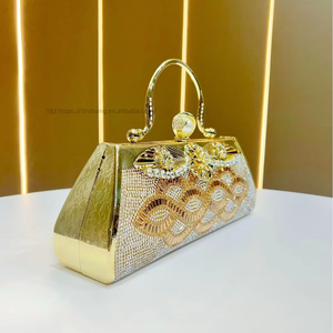 New Luxury Brand Designer Cross-border Women's Polyester <b>Square</b> Large Capacity High-end Chain Hasp Closure Shoulder Tanjing - Product Image 2