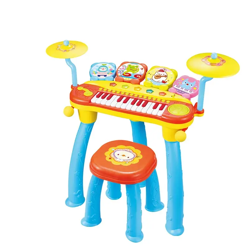 2022 Princess small piano multi -function 31 key electronic piano light music charging children's musical instrument