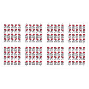 2025LOVE 2024 ขอบคุณ ชุดสติกเกอร์ไปรษณีย์สหรัฐฯ ลายทางการแพทย์ใหม่ 5 แผ่น จำนวน 100 ชิ้น เหมาะสำหรับตกแต่ง - Product Image 2