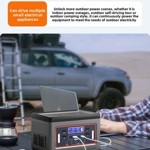 Portable 220V Power Station High Outdoor <b>Backup</b> <b>Battery</b> Jump Home Emergency Camping Generator for Live XRN-250w Sine Wave Power - Product Image 4