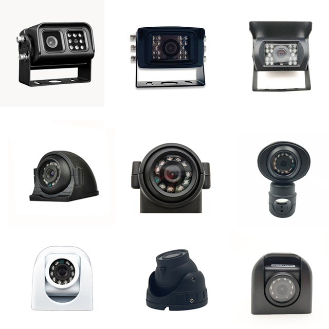 EMV Universal 2MP/3MP/4MP Waterproof IP69K Night View Reverse Backup Truck Bus Trailer IP Camera 1 Year Warranty