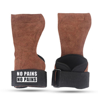 Guantes de levantamiento de pesas con correas de alta resistencia, ganchos para levantamiento de potencia, agarres para peso muerto con soporte acolchado para muñeca