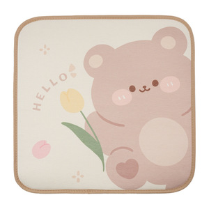 Tulip Bear Car Seat <b>Cushion</b> Ice Silk Universal Summer Cooling <b>Pad</b> Cute Cartoon Design For Car Seats - Product Image 5