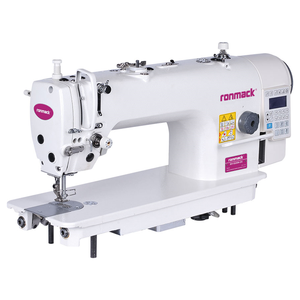 RONMACK RM-5500N-D4 Industrial Manual Flat-Bed Needle Feed Lockstitch with Cutter High-Speed Motor & Gear Thread Trimmer - Product Image 1