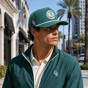 Casquette de golf plate en silicone avec logo, cinq panneaux, personnalisable, haute qualité, faible MOQ, bandeau anti-transpiration à scratch, protection solaire, durable, pour homme - Product Image 6