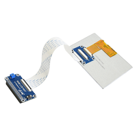 Waveshare layar IPS 5 inci untuk Raspberry Pi 2B/3B/3B +/3A +/Zero/Zero W/Zero WH DPI antarmuka sentuh 800*480 resolusi perangkat keras