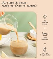 Wholesale Low MOQ Thick Fragrance Taro Milk Tea Powder Good Tasted Instant Bubble Tea Drink Fast to Prepare for Bubble Tea Cafe