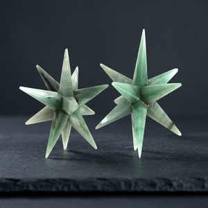 Étoile de Merkaba en Cristal de Quartz à 12 Pointes, Pierre Précieuse Faite à la Main pour la Guérison, 75-90mm, Blanc/Transparent, Étoile de David, Objet de Collection - Product Image 3