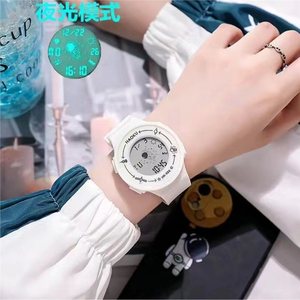 Montre de sport pour homme – Montre numérique multifonctionnelle avec affichage lumineux bleu - Product Image 5