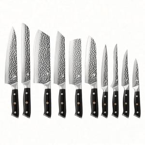 USA Mairun Professional 8-Inch G10 Damascus Hammering Chef's <b>Knife</b> Wood Eco-Friendly Ambidextrous Stainless Carbon Steel - Product Image 2