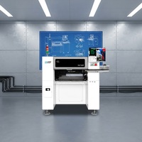 Máquina de Colocación de Componentes SMD de Bajo Costo, Máquina de Colocación Automática de Componentes SMT de Escritorio con 80 Alimentadores, Máquina de Impresión de PCB para Línea de Producción de LED