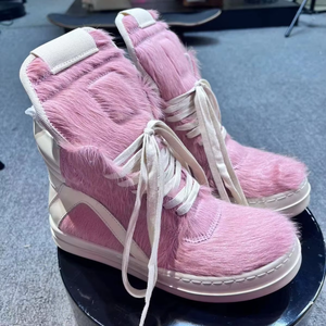 Baskets en fourrure de créateur pour femmes, respirantes et élégantes, chaussures de course décontractées pour femmes, vente en gros - Product Image 1