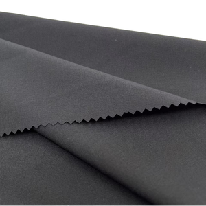 Rắn nhuộm 2/1 Twill nặng 210gsm Polyester Spandex đàn hồi 4 cách căng dệt vải workshirts đồng bằng phong cách chàng trai cô gái - Product Image 1