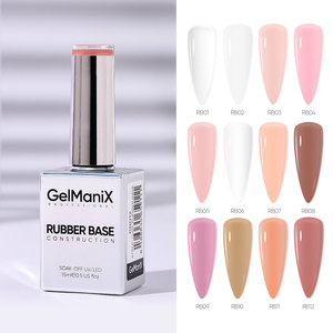 Gel à ongles en caoutchouc UV LED longue durée 15 ml, écologique, végétalien, non toxique, OEM ODM, flacon emballé pour usage professionnel - Product Image 1
