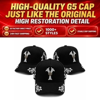 Casquette de baseball originale noire à visière incurvée avec broderie 3D personnalisée, modèle Rude Awakening Hat Lalala, fabriquée par 31 Hats Caps Manufacturer