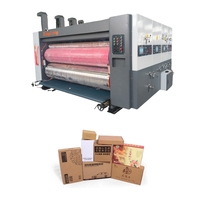 Nouvelle machine de découpe rotative à grande vitesse entièrement automatique, imprimante de boîtes en carton, rainureuse, fabrication de boîtes en carton ondulé à 3-7 couches